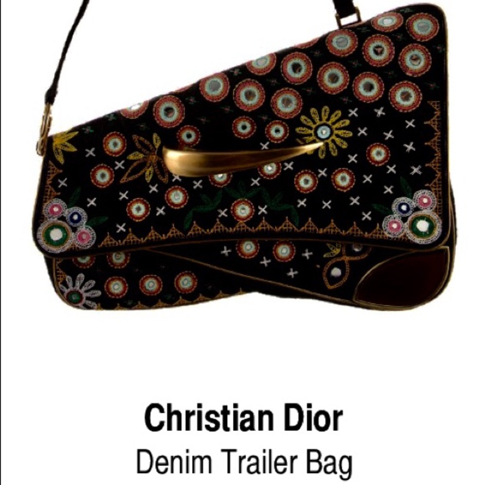Christian Dior Denim Trailer Bag